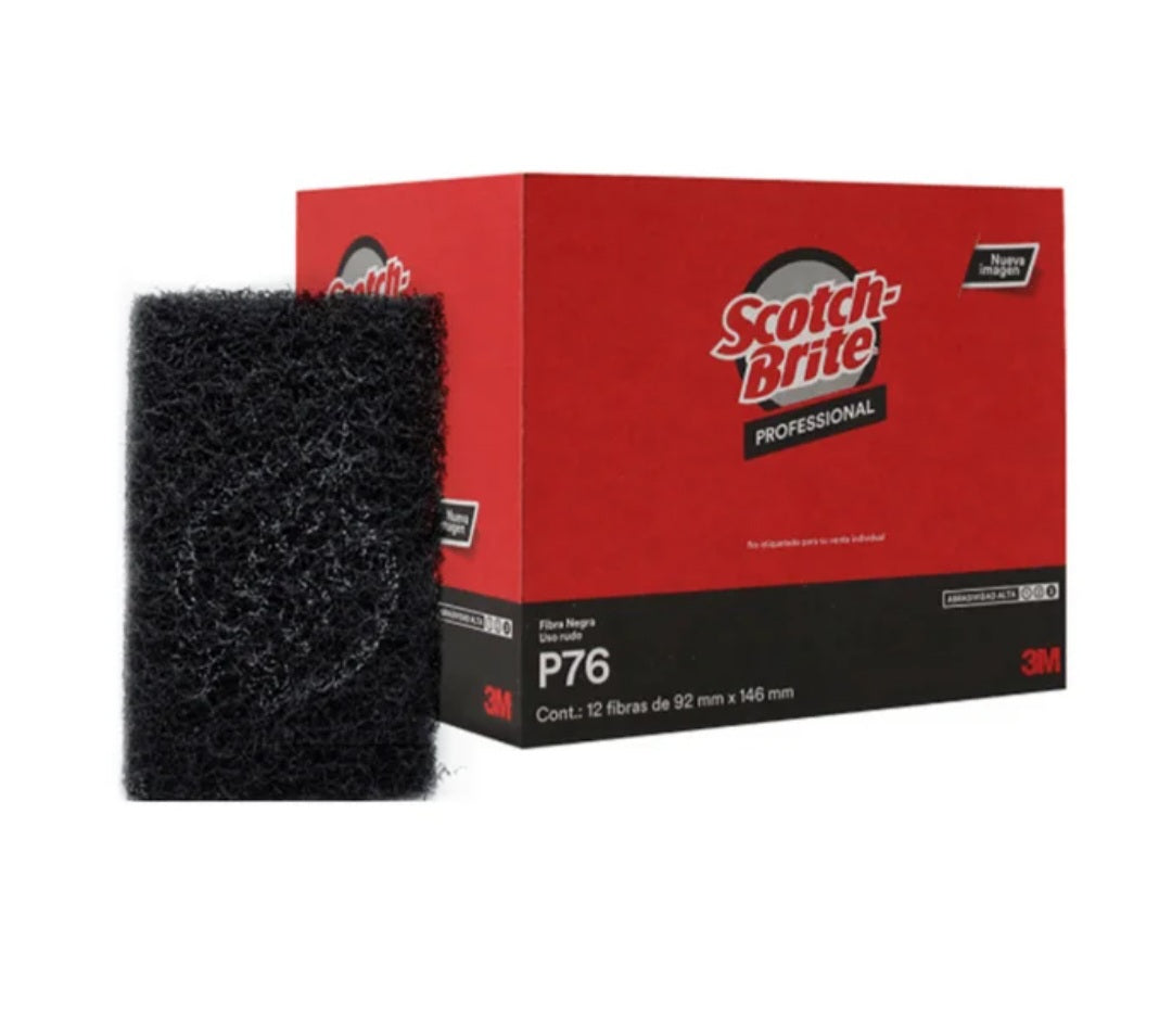 FIBRA SCOTCH BRITE P76 12 PZAS x 6 cajas