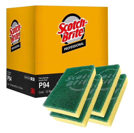 FIBRA SCOTCH BRITE P94 12 PZAS x 3 cajas.